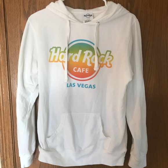 Las Vegas reworked cropped sweater hoodie medium one size